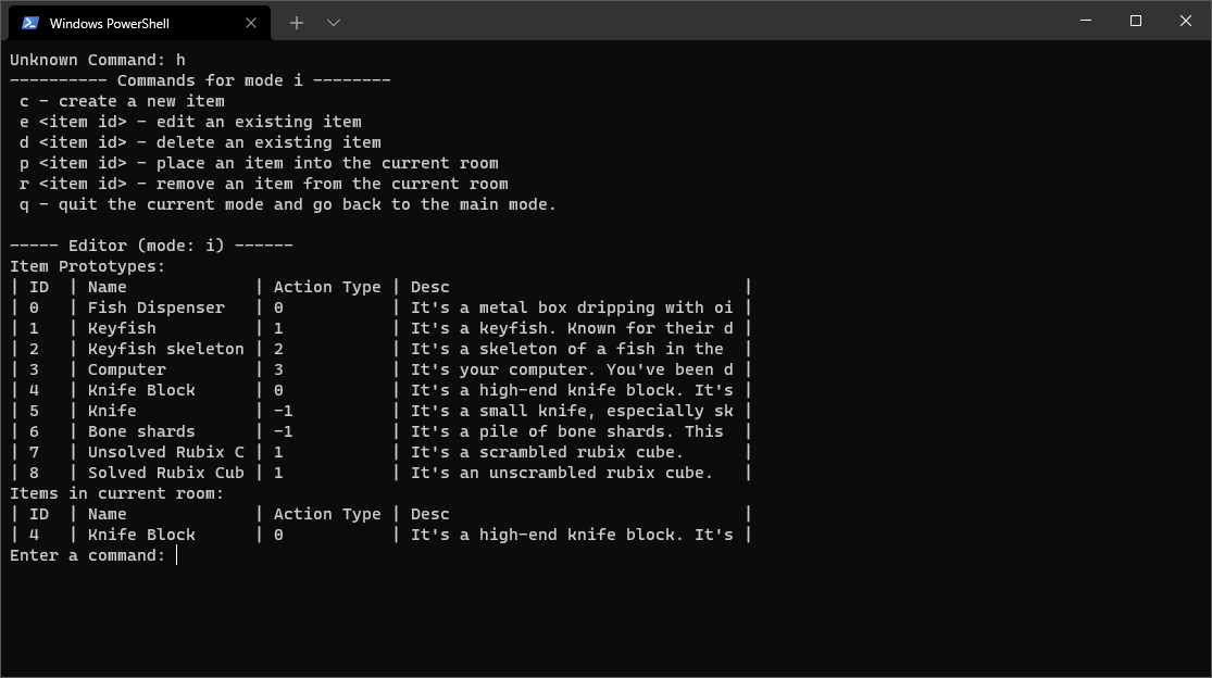 A screenshot of the CText Item Editor