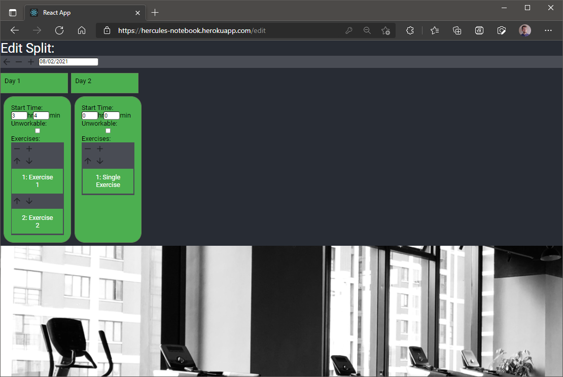 The split editor for Project 2